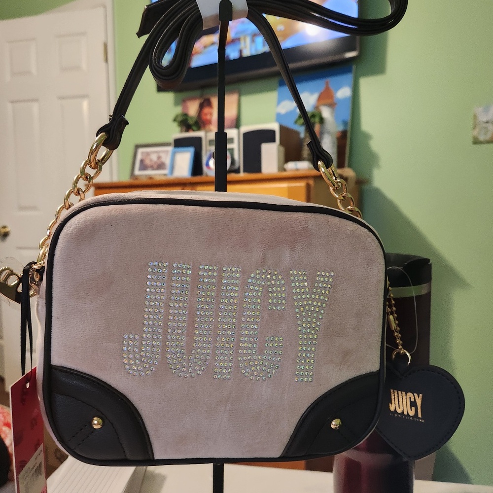 NWT Juicy by Juicy Couture Glitzed out Camera Crossbody